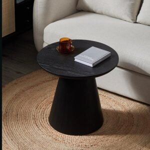Noir Halo Round Coffee Table