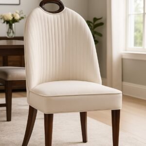 Luxe Oval-Back Dining Chair
