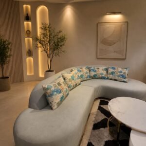 Woodkalakar Velora curved Luxury sofa